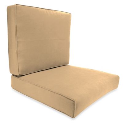 ... Â® 45-Inch x 25-Inch 2-Piece Deep Seat Chair Cushion in Canvas Camel