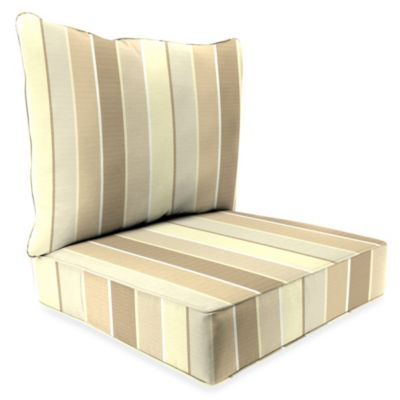 Buy 24-Inch x 24-Inch 2-Piece Deep Seat Chair Cushion in Sunbrella ...