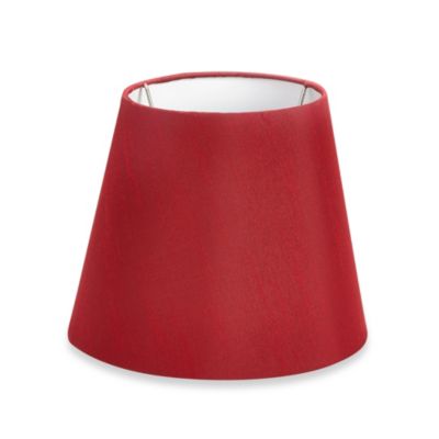 Mix & Match Small 9-Inch Drum Lamp Shade in Red - Bed Bath ...
