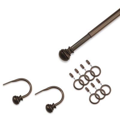   Connections Decorative Window Hardware in Gold   BedBathandBeyond.com  hardware cloth utah