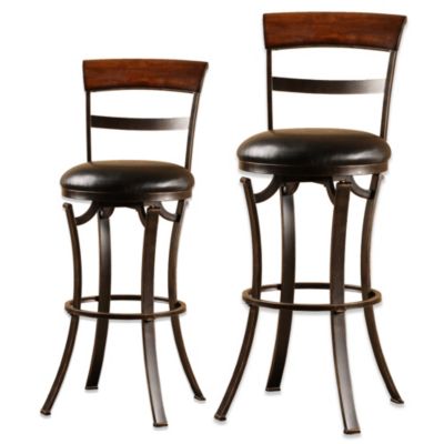 Buy Hillsdale Kennedy 26-Inch Swivel Counter Stool from Bed Bath & Beyond