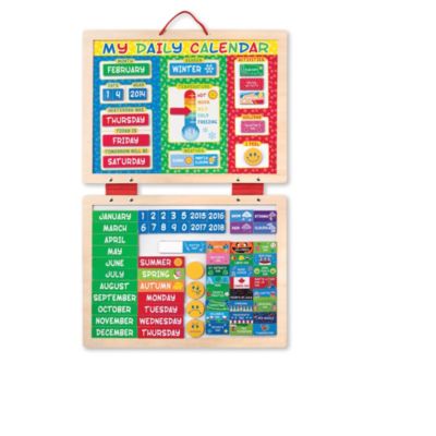 melissa & doug my first daily magnetic calendar stores