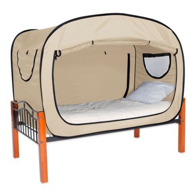 Buy Privacy Pop Size Full Bed Tent In Tan From Bed Bath & Beyond