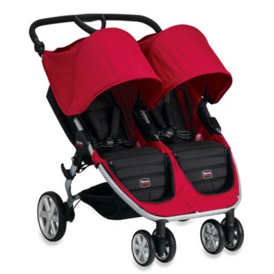 BRITAX B-Agile Double Stroller In Red - Buybuy BABY