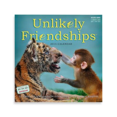 Unlikely Friendships 2015 Wall Calendar - Bed Bath & Beyond