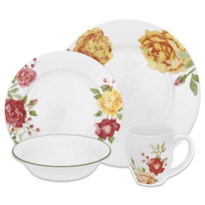 Corelle® Boutique Emma Jane 16-Piece Dinnerware Set - Bed Bath & Beyond