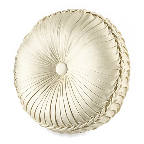 J. Queen New York Olympia Tufted Round Throw Pillow - Bed Bath & Beyond
