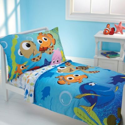 Disney "Finding Nemo" 4-Piece Toddler Bedding Set - Bed Bath & Beyond