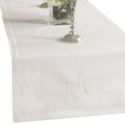 White Runner Abbey® Table 18 runner in x Inch  Downton table Inch 54 white