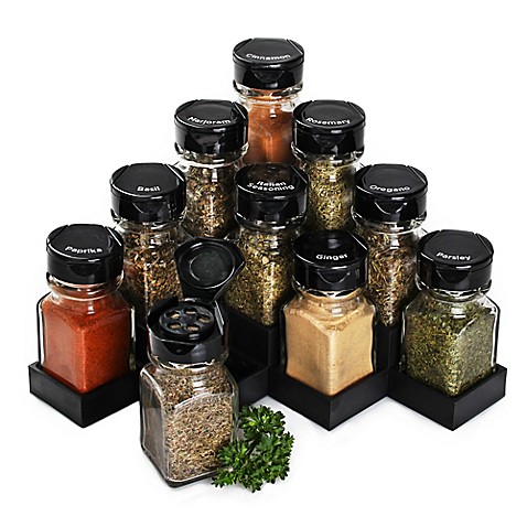 ... Organization > Spice Racks > Olde Thompson 10-Jar Corner Spice Rack