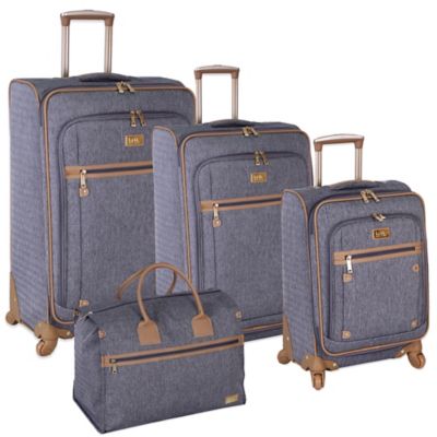 Nicole Miller Ny Taylor Luggage Collection In Grey - Bed Bath & Beyond