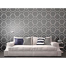 Tempaper® Removable Wallpaper in Honeycomb Grey