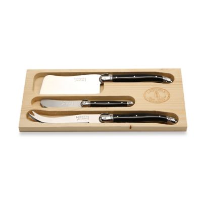 of > Knives Set knives cheese in Laguiole® set  Cutlery 3 Knives laguiole 3 Piece Cheese Cheese & >