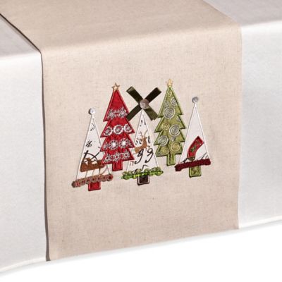table christmas applique Christmas  Runner Applique Table runner Tree