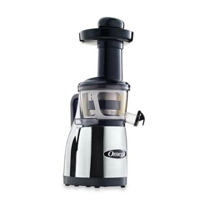 Buy Omega Low Speed Masticating Juicer with Handle in Silver from Bed Bath & Beyond