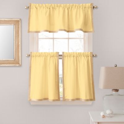 Buy Yellow Kitchen Curtains from Bed Bath \u0026 Beyond