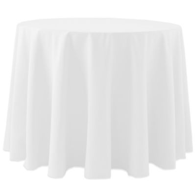 round tablecloth spun polyester inch