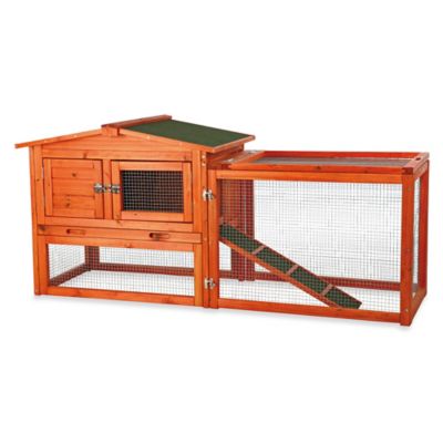 Trixie Natura 2-Story Chicken Coop with Outdoor Run in Brown