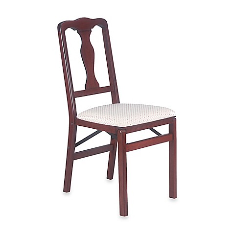 ... Furniture > Folding Tables & Chairs > Queen Anne Wood Folding C...