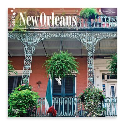 New Orleans 2015 Wall Calendar - Bed Bath & Beyond