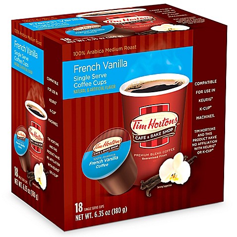 tim coffee vanilla hortons french makers serve count single