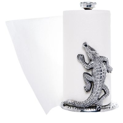 Arthur Court Alligator Paper Towel Holder www BedBathandBeyond com