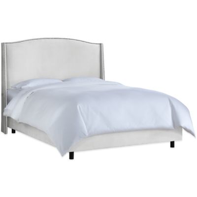 bed wingback furniture skyline bedbathandbeyond