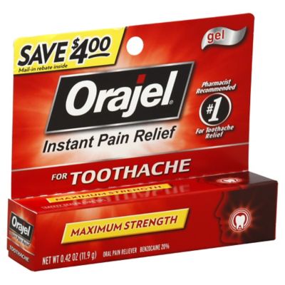 Buy Orajel® Maximum Strength 0.42 oz. Instant Pain Relief Gel for