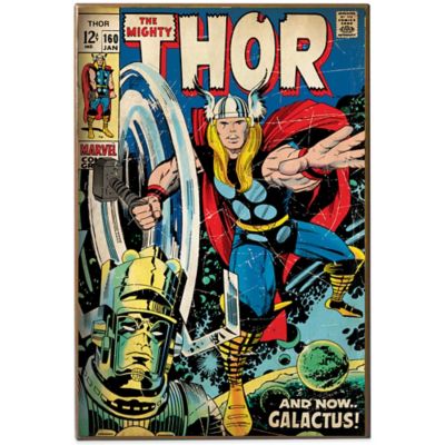 Marvel® Thor & Galactus Comic Book Cover Wall Plaque