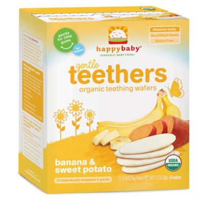 Happy Baby™ Gentle Teethers 24-Pack Banana & Sweet Potato Organic ...