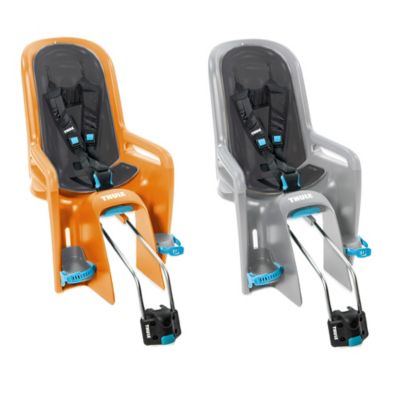 thule ridealong child bike seat orange