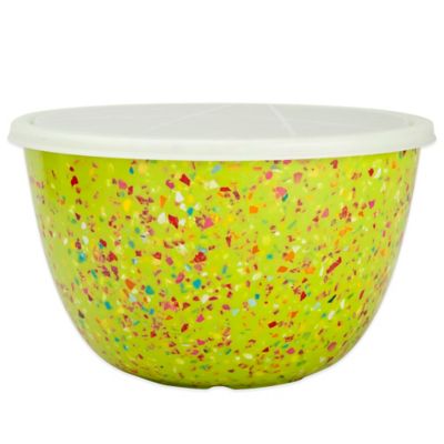 Buy Zak! Designs® 3-Quart Confetti Mixing Bowl With Lid In Kiwi From ...