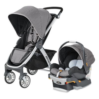 chicco bravo trio travel system lilla