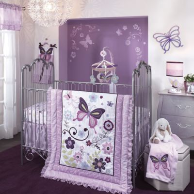 Lambs & Ivy&reg; Butterfly Lane Crib Bedding Collection