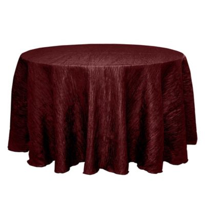 round tablecloth inch burgundy delano