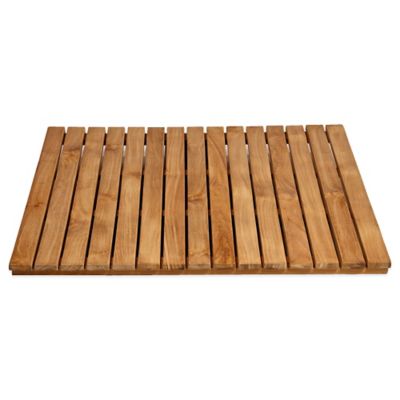 Buy 30Inch Bamboo Rods Tub Mat in Beige from Bed Bath 
