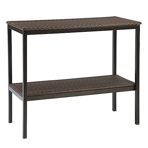 Buy Stratford Wicker 2-Tier Buffet Table from Bed Bath & Beyond