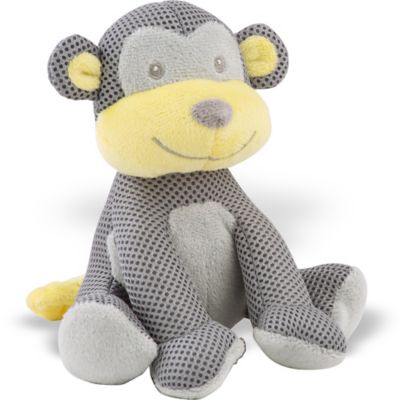 grey stuffed monkey