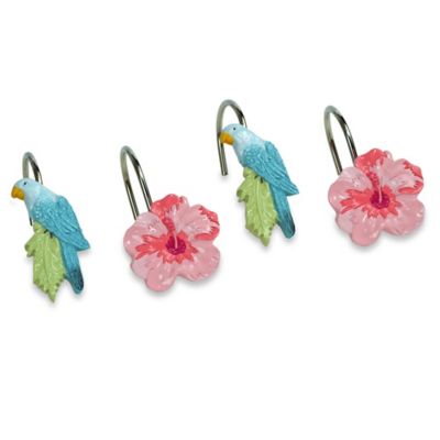 Bird Shower Curtain Hooks Pine Cone Shower Curtai