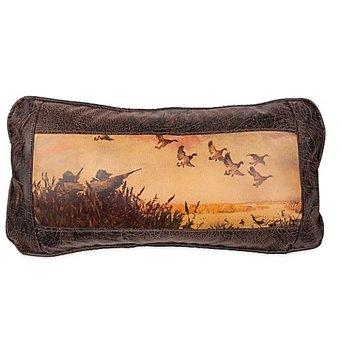 Buy Sweetwater Trading Company Duck Hunting Oblong Throw Pillow in Brown from Bed Bath & Beyond