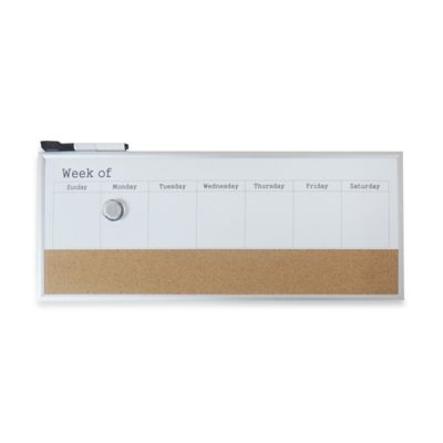 Dry Erase Weekly Calendar Board Bed Bath Beyond