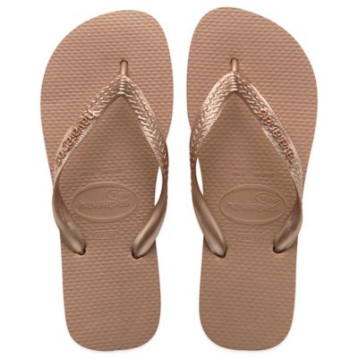 Havaianas Top Metallic Women's Sandal in Rose Gold