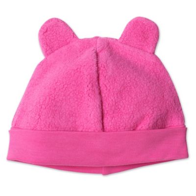 Bear zutano Cozie hats Zutano® Fuchsia 3M Baby beanie in Hat Size