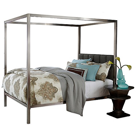 ... Beds & Headboards > Hillsdale Chatham King Bed with Rails and Canopy