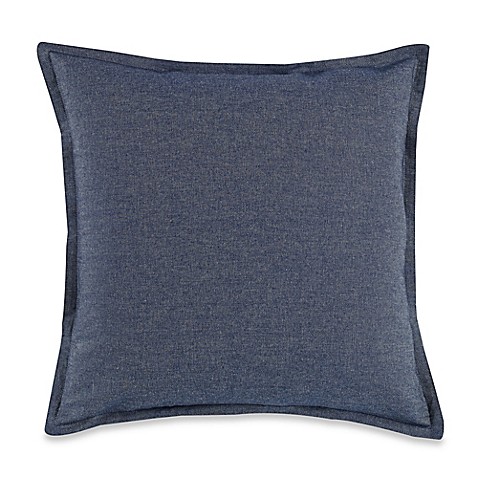 Buy MYOP Denim Square Throw Pillow Cover in Blue from Bed Bath & Beyond