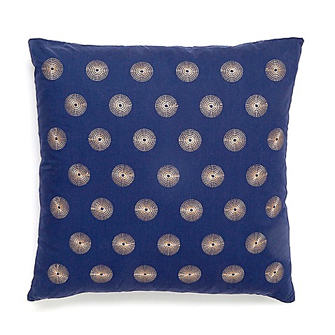 Modern Living Cirrius Square Throw Pillow in Navy - Bed Bath & Beyond