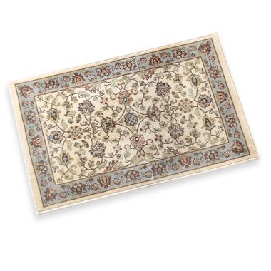 KAS Lifestyles Area Rug in Mocha/Ivory Kashan