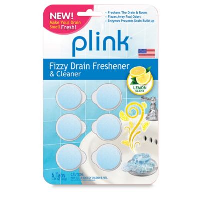 cleaner drain freshener plink tab fizzy sink bedbathandbeyond bed
