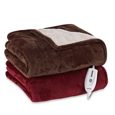 teddy bear heated throw