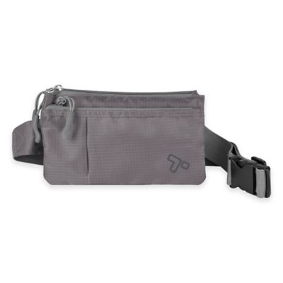 travelon theft waist anti pack pocket inch grey bedbathandbeyond